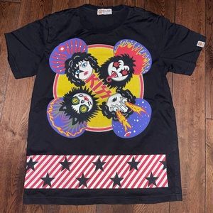 Devil Nit Kiss America Flag Shirt